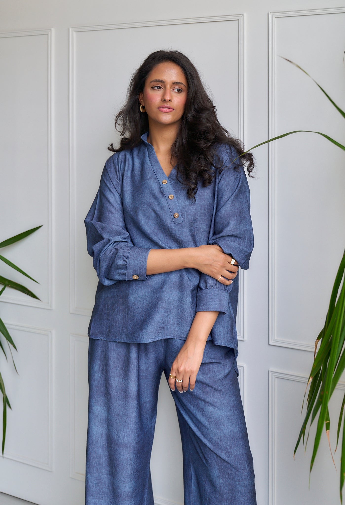 Denim Linen Set - Petite Edition